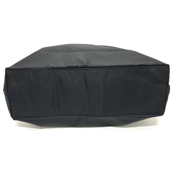 PRADA Triangular plate bag shawl Tote Bag Nylon Black - Picture 3 of 15
